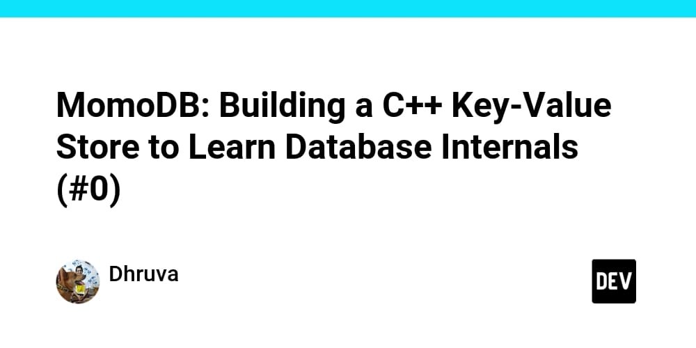 MomoDB: Building a C++ Key-Value Store to Learn Database Internals (#0)